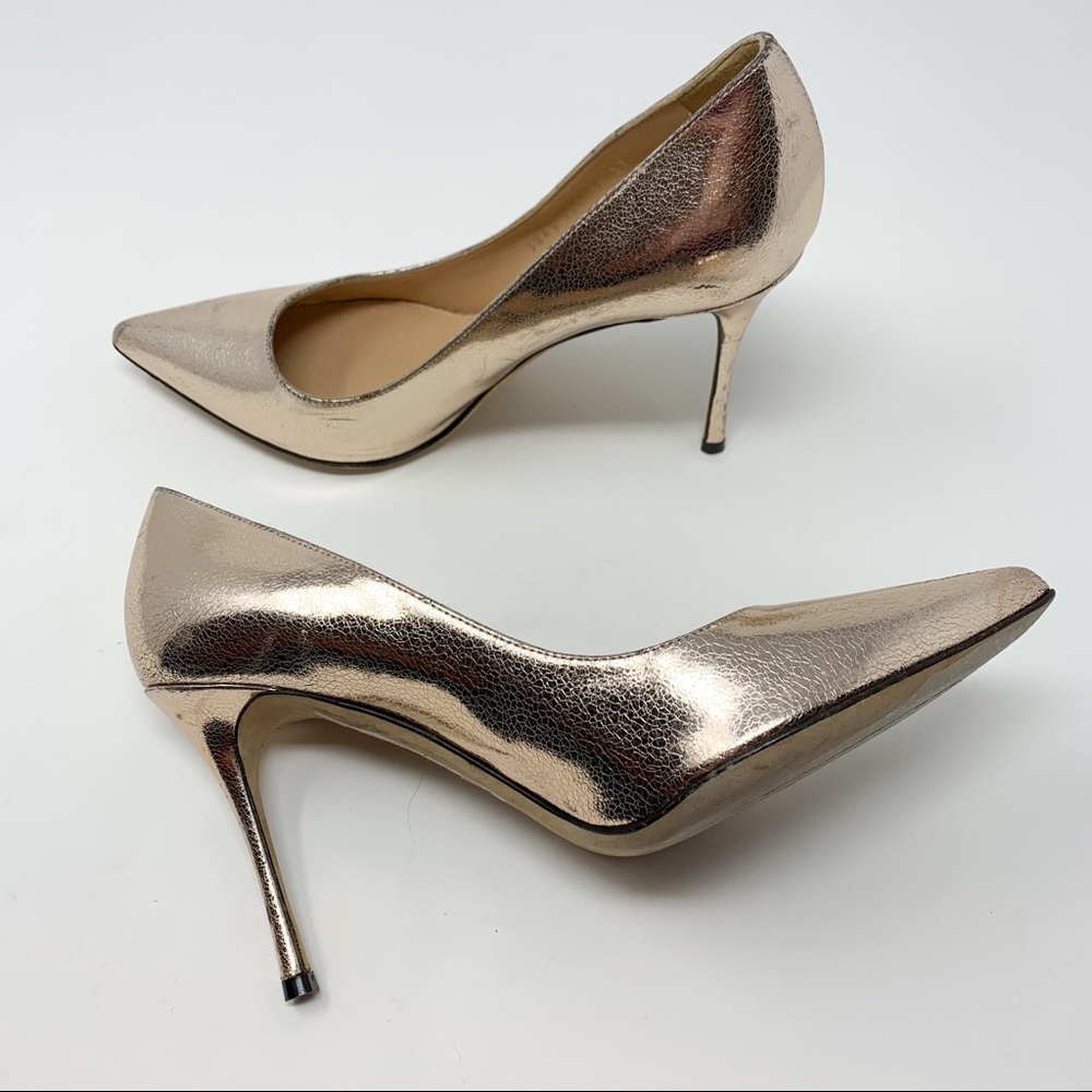 Sergio Rossi Godiva Pump Textured Rose Gold - Picture 5 of 10